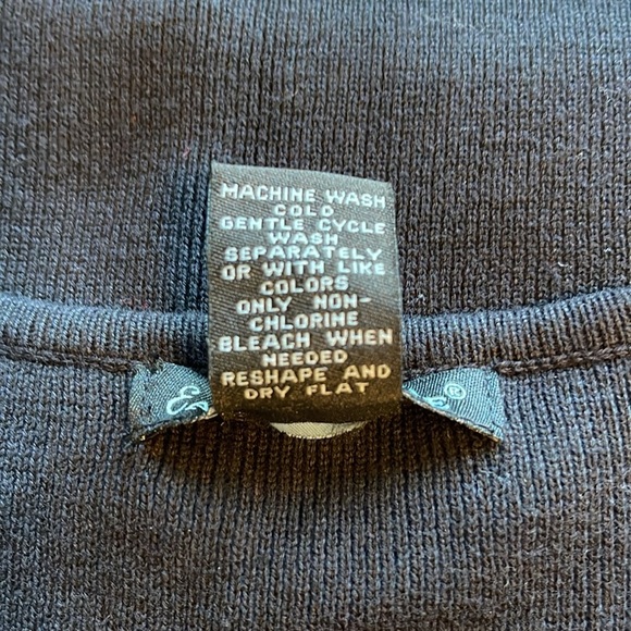 Eagle’s Eye Black Cardigan with Hula Dancers Size XL - Picture 4 of 4